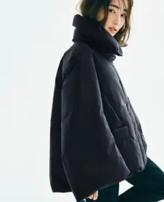 【UNIQLO】+J　ハイブリッドダウンジャケット　ネイビー　XS
