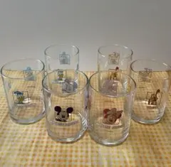 ディズニー　ミッキー　キャラクターグラス 6個セット　第一生命