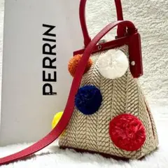 PERRIN PARIS ペランパリ ル プチパニエ ブラック ストラップ付 - メルカリ