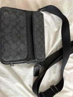 COACH シグネチャー ショルダーバッグ ブラック