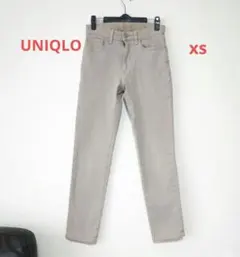 UNIQLO ユニクロ EZYジーンズ ベージュ XS 丈カットあり