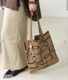 新品★2026ルタロンメッセージトートブラウンのサムネイル