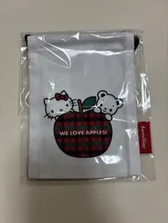 ファミリア　ハローキティ　ミニ巾着　白