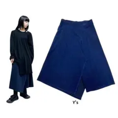 Y's ワイズ 24AW デニム アシンメトリー サルエルパンツ パンツ 2