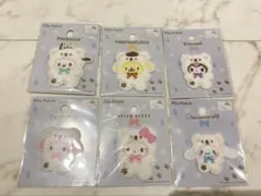 サンリオワッペンシールキャラクター刺繍パッチ 6個セット 入手困難
