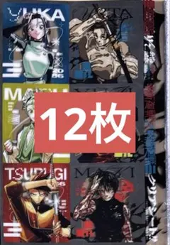 12枚　呪術廻戦 クリアシート　週刊少年ジャンプ付録