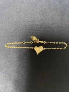 ✨Vivienne Westwood ハート ブレスレット ゴールド✨