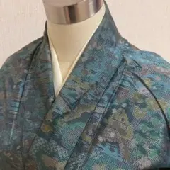 KJ2089 大島紬 身丈157cm 着物 正絹