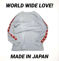 ワールドワイドラブ　ラインテープ　カットソーのサムネイル