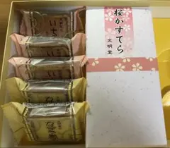 文明堂神戸店　カステラ巻5個　桜カステラ1本