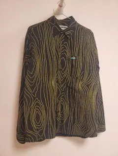 【値下げしました】ZARA×RHUIGI コラボ 木目調ストライプ 長袖シャツ