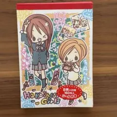 平成レトロ 当時物 平成女児 メモ帳 Happiness Girls シール付き
