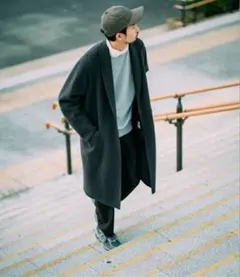 EDIFICE グレー　チェスターコート