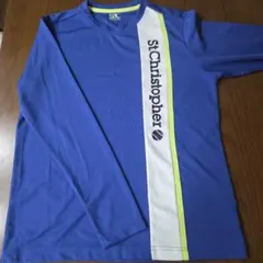 St. Christopher テニス 長袖Tシャツ ブルー Lのサムネイル