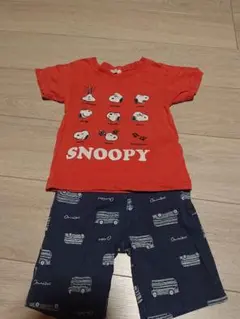 スヌーピー Tシャツとショートパンツセット 100cm