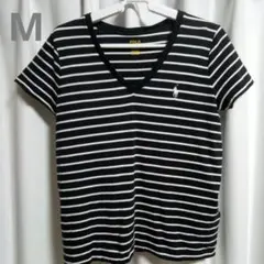 【POLO RALPH LAUREN】ボーダー　半袖Tシャツ　M・165/92A