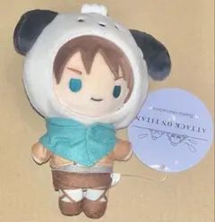 エレン・イェーガー　ポチャッコ　 むにゅぐるみぬいぐるみ 進撃の巨人 エレン