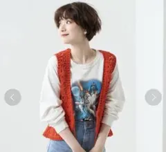 フリークスストア　コード刺繍ボレロ　オレンジ