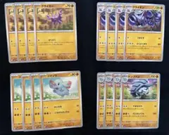 ポケモンカード　グライガー　グライオン　ゴマゾウ　ドンファン　各4枚