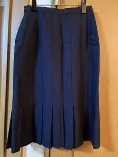 Christian Dior プリーツスカート M ネイビー