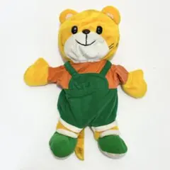 【当時物・入手困難】初代 しまじろう パペット 緑サロペット ベネッセ 当時物・入手困難】初代 しまじろう パペット 緑サロペット ベネッセ