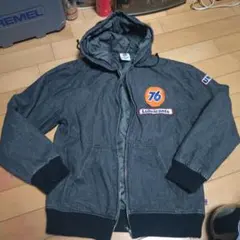 76ルブリカンツ　デニムフードジャケットブルゾン　パーカー　M