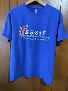 HANES フロリダ大学E.S.S.I.E ロゴ カレッジTシャツ 青