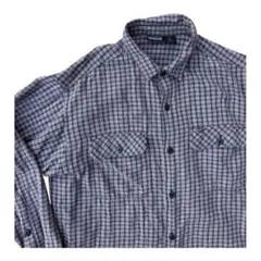 90s ポルトガル製Sサイズpatagonia オンブレシャツ　シャドーチェック