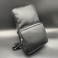 新品未使用品　Calvin Klein レザー ボディバッグ ブラック