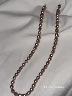 本真珠 淡水パール パールネックレス 6-7mm パープルパールのサムネイル