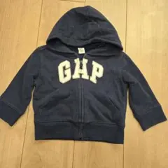 GAP フード付きジップアップパーカー 12-18ヶ月