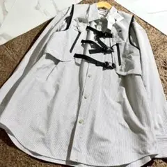 25ss 未使用　doublet TRAIL VEST　ベスト　ストライプシャツ