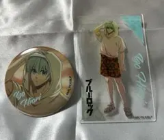 氷織羊　and GALLERY 缶バッジ　クリアカード　等身　ブルーロック