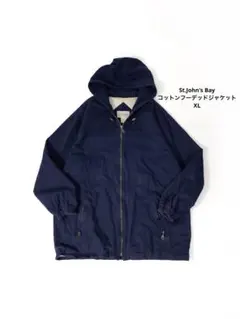 St.john's Bay コットンフーデッドパーカー ヴィンテージ古着