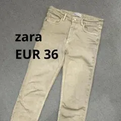 ZARA ベージュ スキニーデニム EUR 36 ザラ