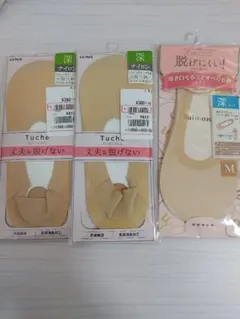 【新品】フットカバー 深タイプ　(22−24cm)　3足セット　靴下 パンプス