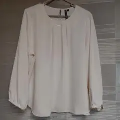 HK WORKS LONDON アイボリー ブラウス LL