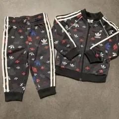 adidas ベビー トレフォイル セットアップ 総柄