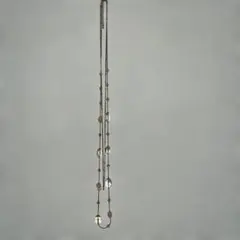 クリスタル　ロングネックレス