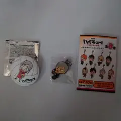 ハイキュー‼　灰羽リエーフ　ふかふか缶バッチ　メタルチャーム