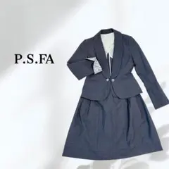 【未使用級】P.S.FA ダークグレー　ビジネススー　セットアップ　レース7AR