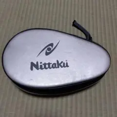Nittaku ラケットケース シルバー 楕円形