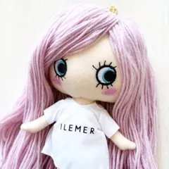 1点限り‼️推し活 推しカラー❗️リメイクドール イーマリー ロングヘアー 苺ミルク