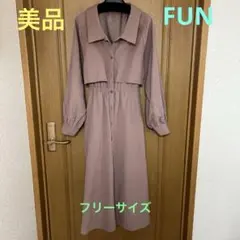 【美品】FUNロングスプリングコート　フリー