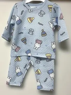 新品　ミッフィー　長袖パジャマ　キルティング　腹巻 80cm