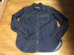GAP 濃紺デニムシャツ やや難あり デニムシャツ ギャップ