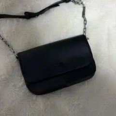 Calvin Klein ブラック ショルダーバッグ