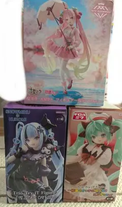 初音ミク　雪ミク　桜ミク　チロルミク　クロミ　美少女フィギュアまとめ売り
