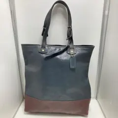 COACH 71395 Bleecker Navy Tote 大容量　A4