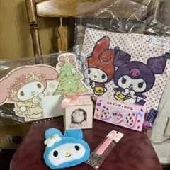 サンリオ マイメロ クロミ クッション バスギフト パスケース 小皿 まとめ売り